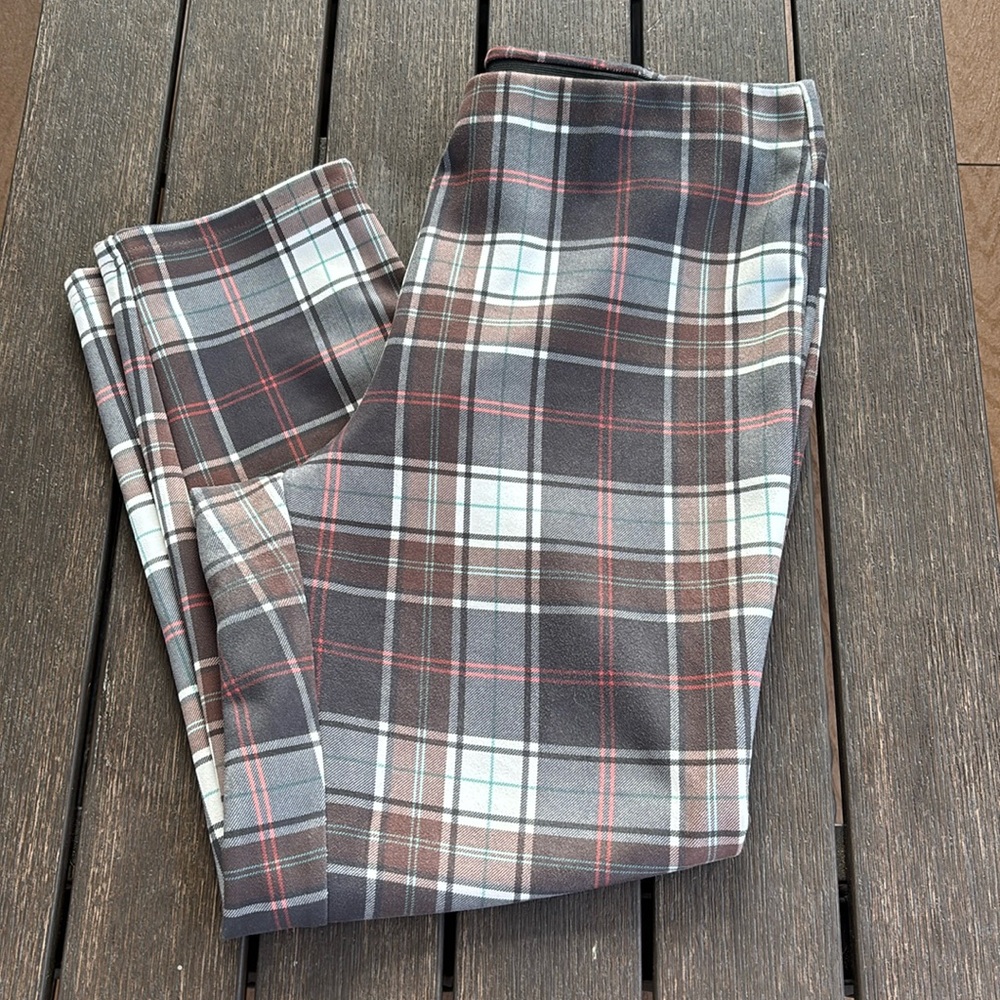 Versona Plaid Pull On Pants